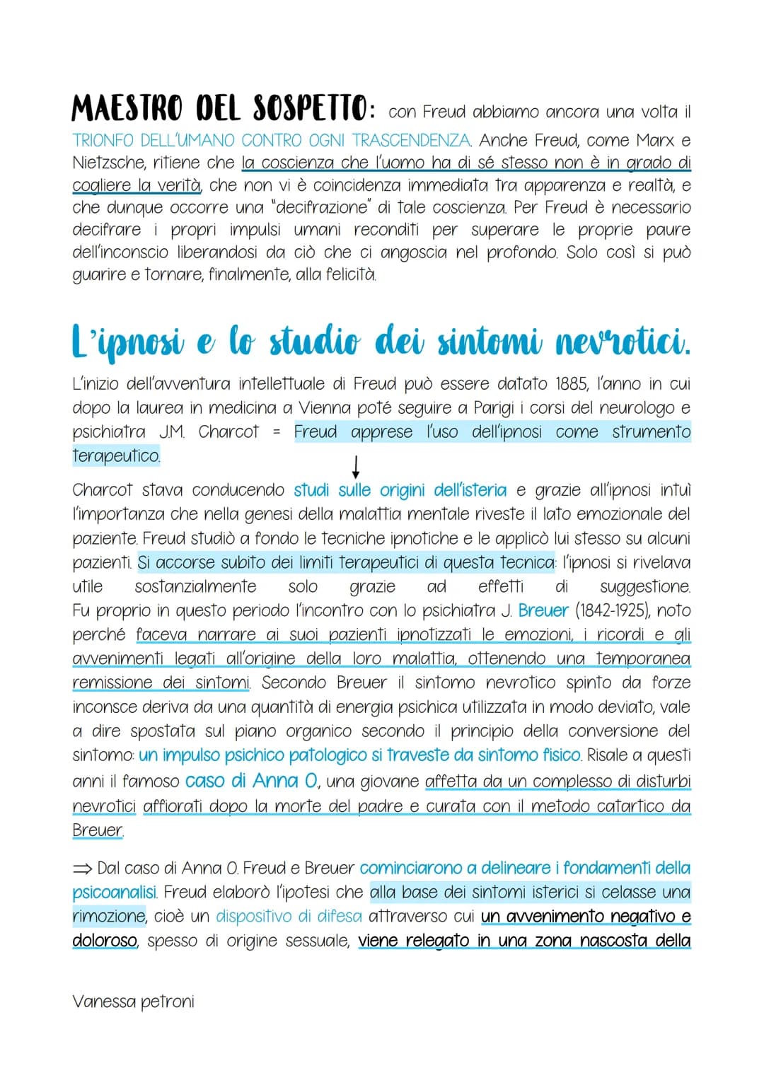 # SIGMUND FREUD

La psicoanalisi è ormai da tempo riconosciuta come una delle espressioni
fondamentali del XX secolo. Nonostante sia stata a