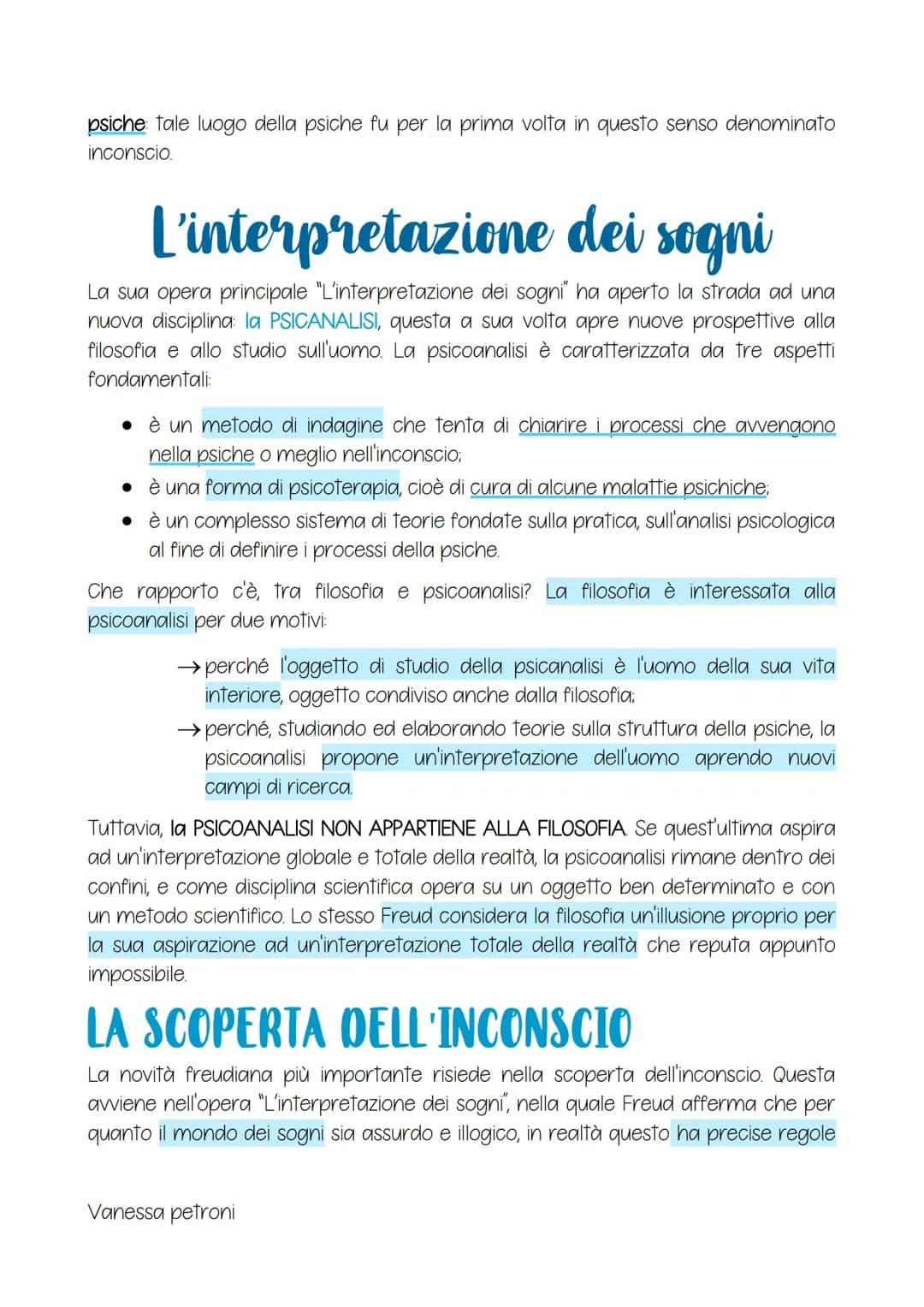 # SIGMUND FREUD

La psicoanalisi è ormai da tempo riconosciuta come una delle espressioni
fondamentali del XX secolo. Nonostante sia stata a