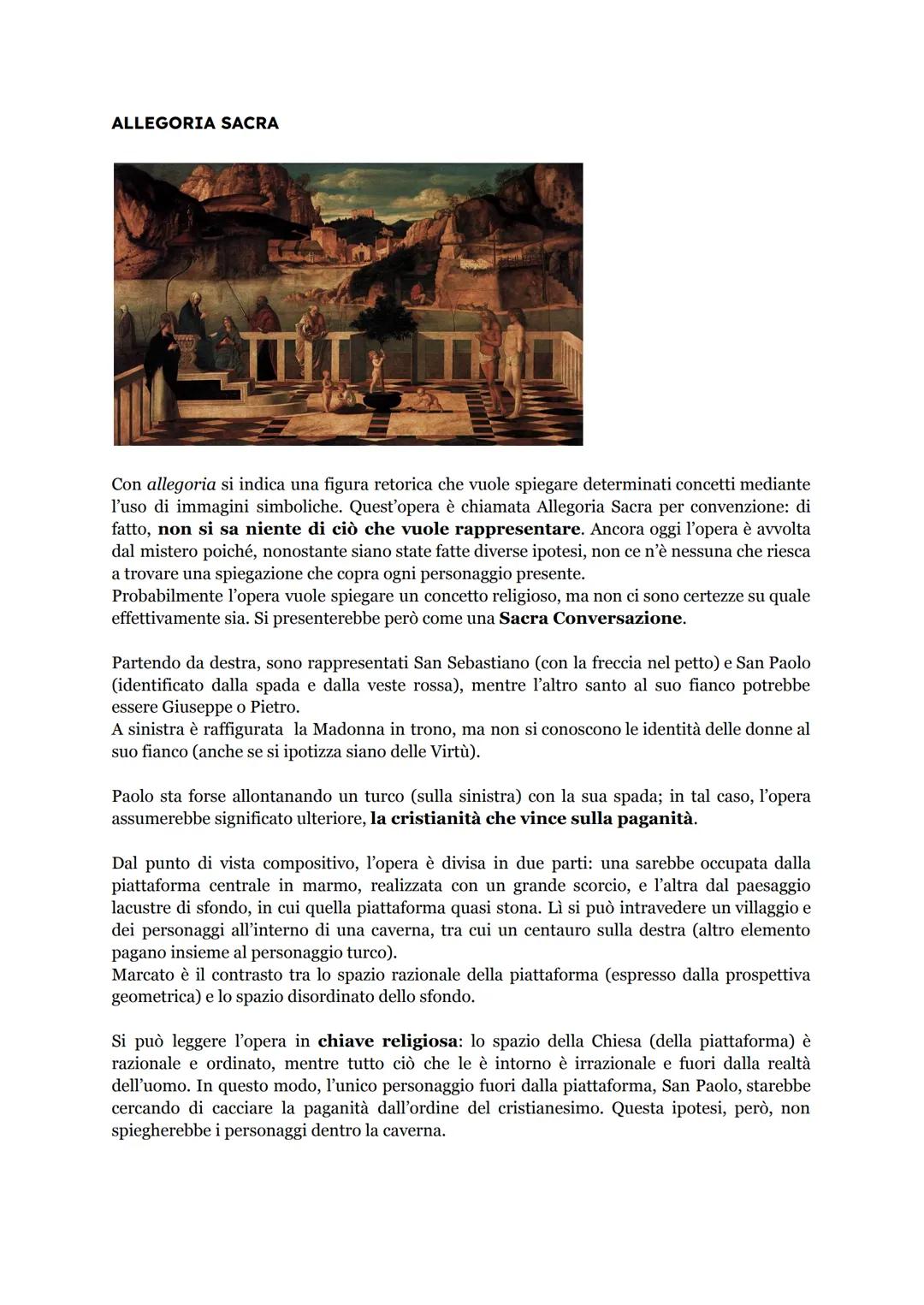 GIOVANNI BELLINI (1433-1516)

Giovanni Bellini proviene da una famiglia di pittori ancora
legati alla tradizione tardo gotica, ma incontrand