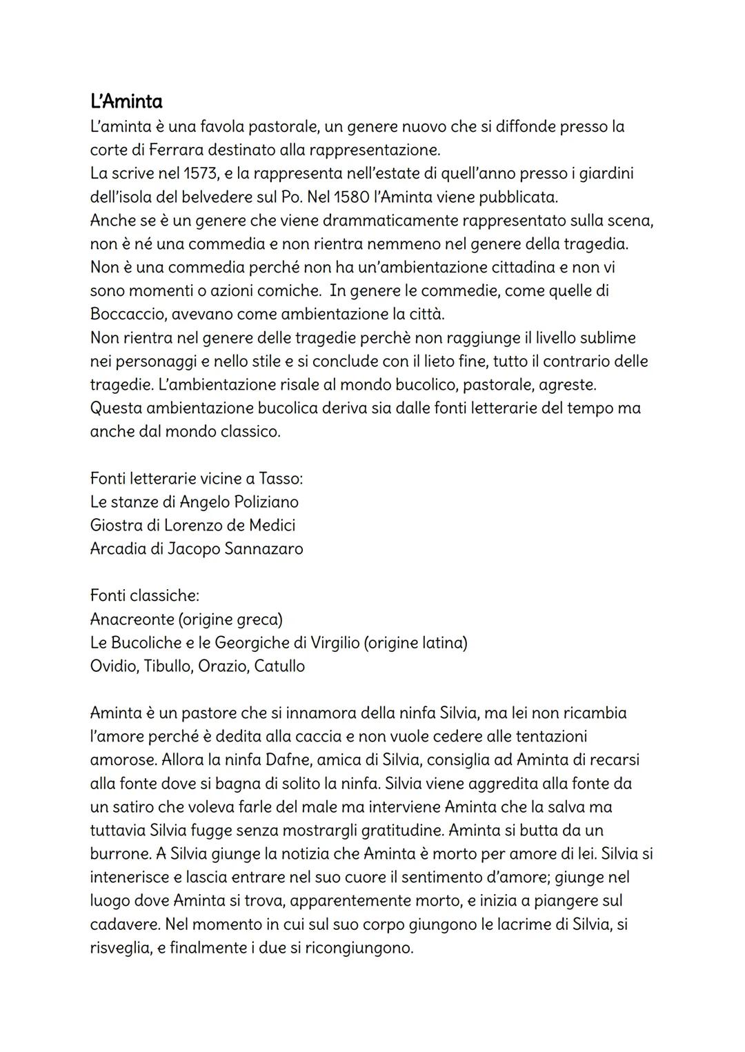 Tasso
Contesto storico
Nel 1559 con la pace di Cateau - Cambrésis l'Italia passa sotto il dominio
spagnolo, sarà un dominio rude e aspro.
La