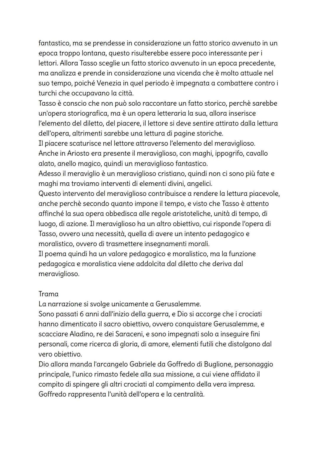 Tasso
Contesto storico
Nel 1559 con la pace di Cateau - Cambrésis l'Italia passa sotto il dominio
spagnolo, sarà un dominio rude e aspro.
La