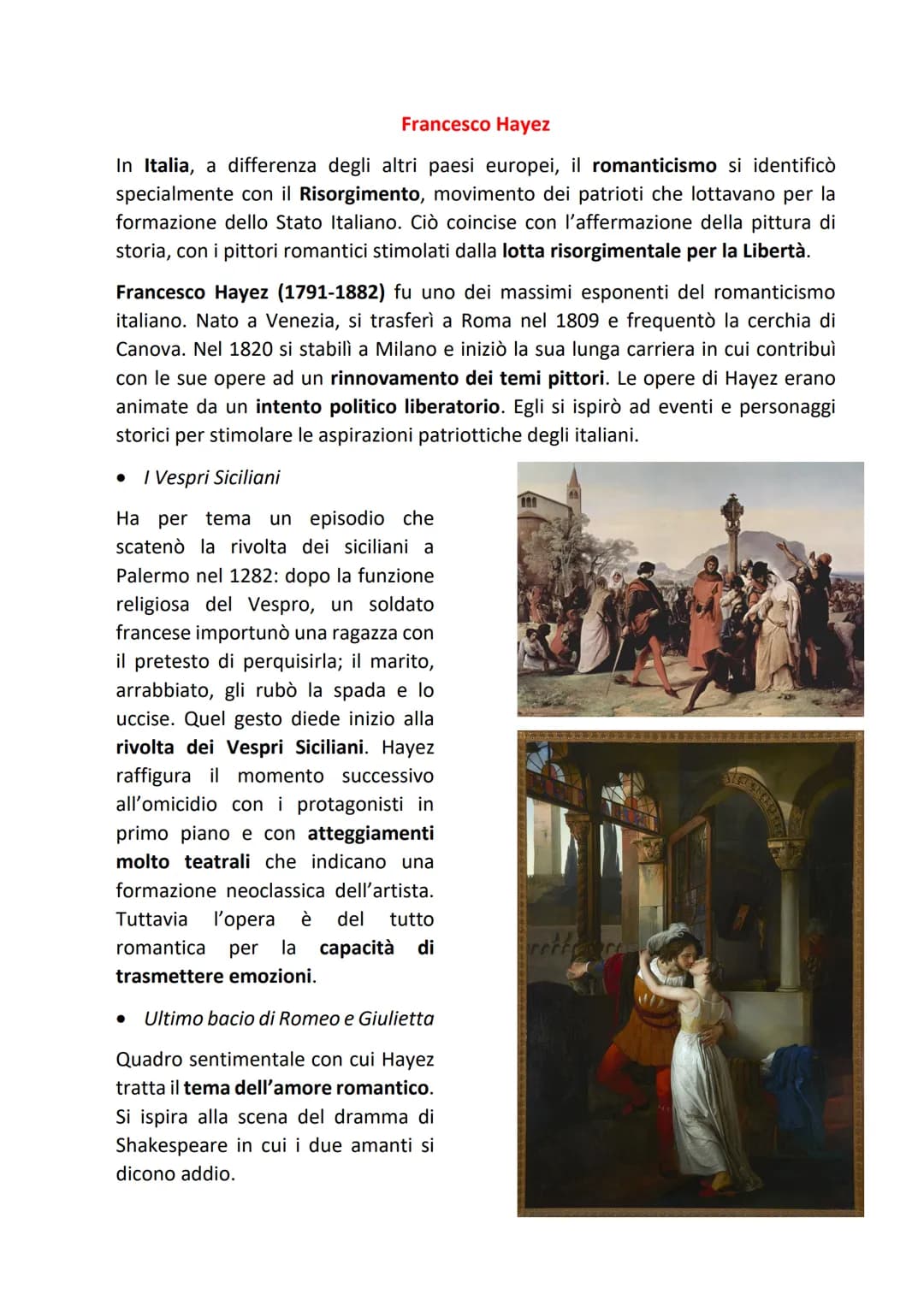 Eugène Delacroix
Delacroix (1798-1863) nacque in una colta famiglia borghese e studiò al Liceo
Imperiale di Parigi dove eccelse ed in seguit