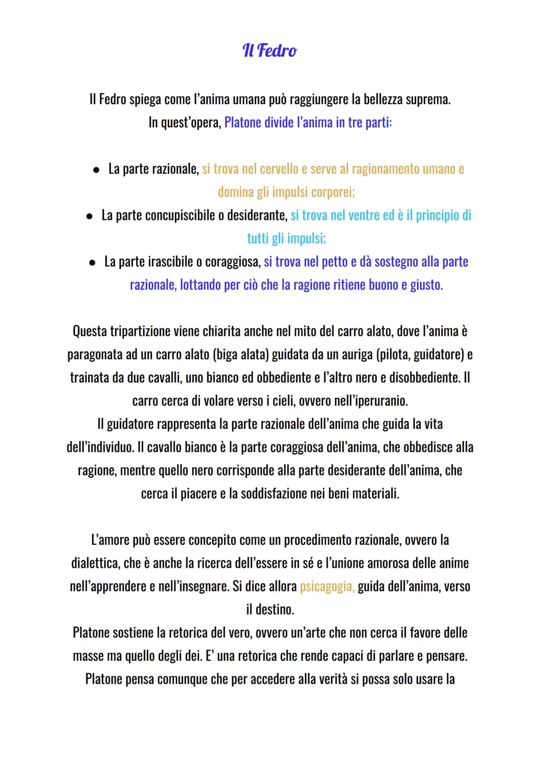 Capitolo III, Filosofia
Platone
Aristocle nacque ad Atene nel 428 a.C. da una famiglia aristocratica, morì nel 347
a.C. Venne soprannominato