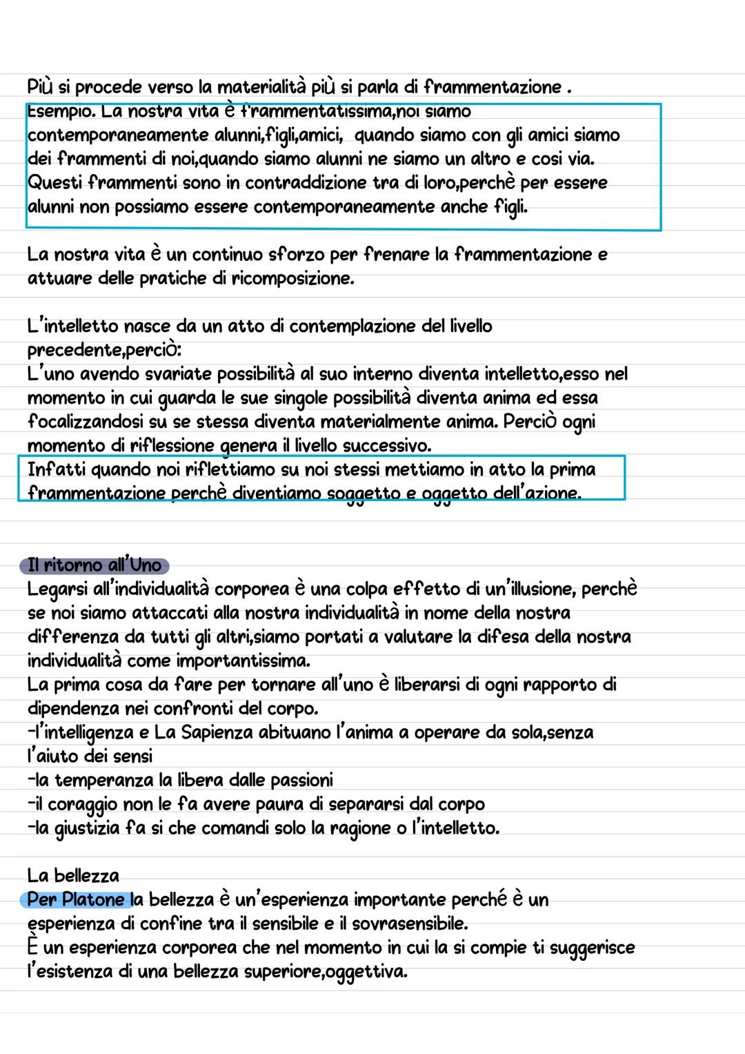Plotino
Il neoplatonismo è quella particolare interpretazione del pensiero di Platone che
venne data in età ellenistica,e che riassume in sè