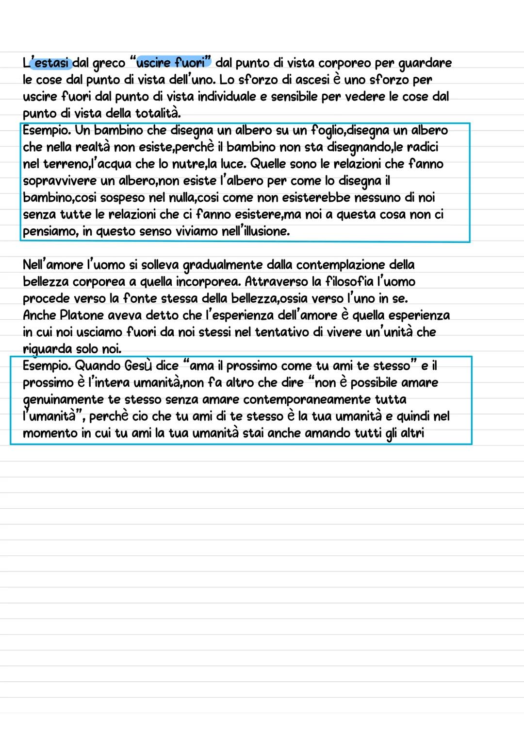Plotino
Il neoplatonismo è quella particolare interpretazione del pensiero di Platone che
venne data in età ellenistica,e che riassume in sè