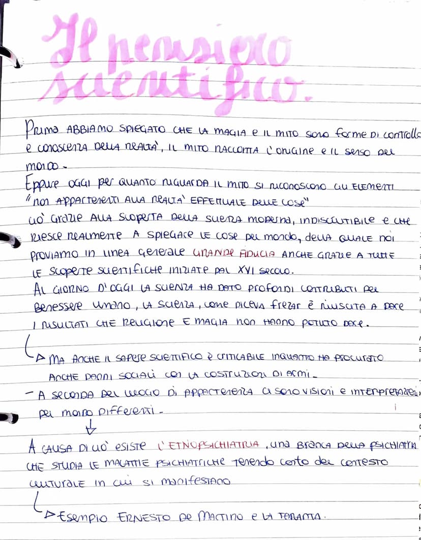 Il mito
& ruma forma di pensiero non scientifico STUDIATE POLÙ ANTROPOLOGIA
culturale.
of
I MITi sono narrazione CHE Esprimono USOODO un unq