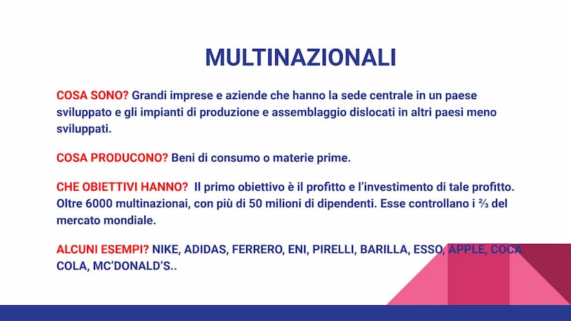 GLOBALIZZAZIONE COSA SI INTENDE PER GLOBALIZZAZIONE?
Interdipendenza tra i paesi, processo di
unificazione mondiale che porta a parlare del

