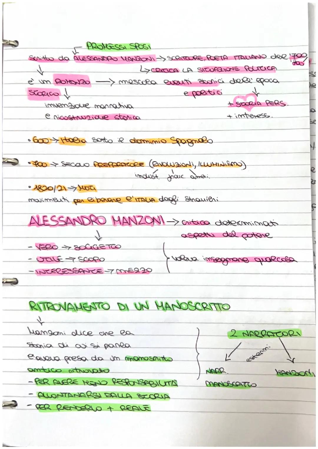 PROMESSI SPOSI
Scritto da ALESSANDRO MANZONI -> SCRITOORE, POETA ITALIANO dee 700,
↓
LYCRITICA LA SITUAZIONE POLITICA.
e um ROMONZO
STORICO 