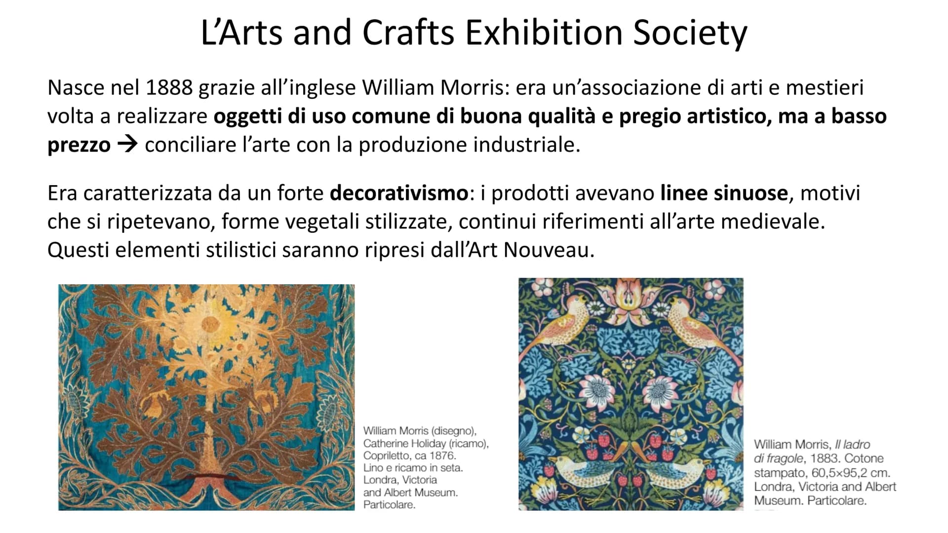 ART NOUVEAU Un'arte nuova
Il movimento Art Nouveau, sviluppatosi tra la fine dell'Ottocento e gli inizi del
Novecento, aspira a un'arte nuov