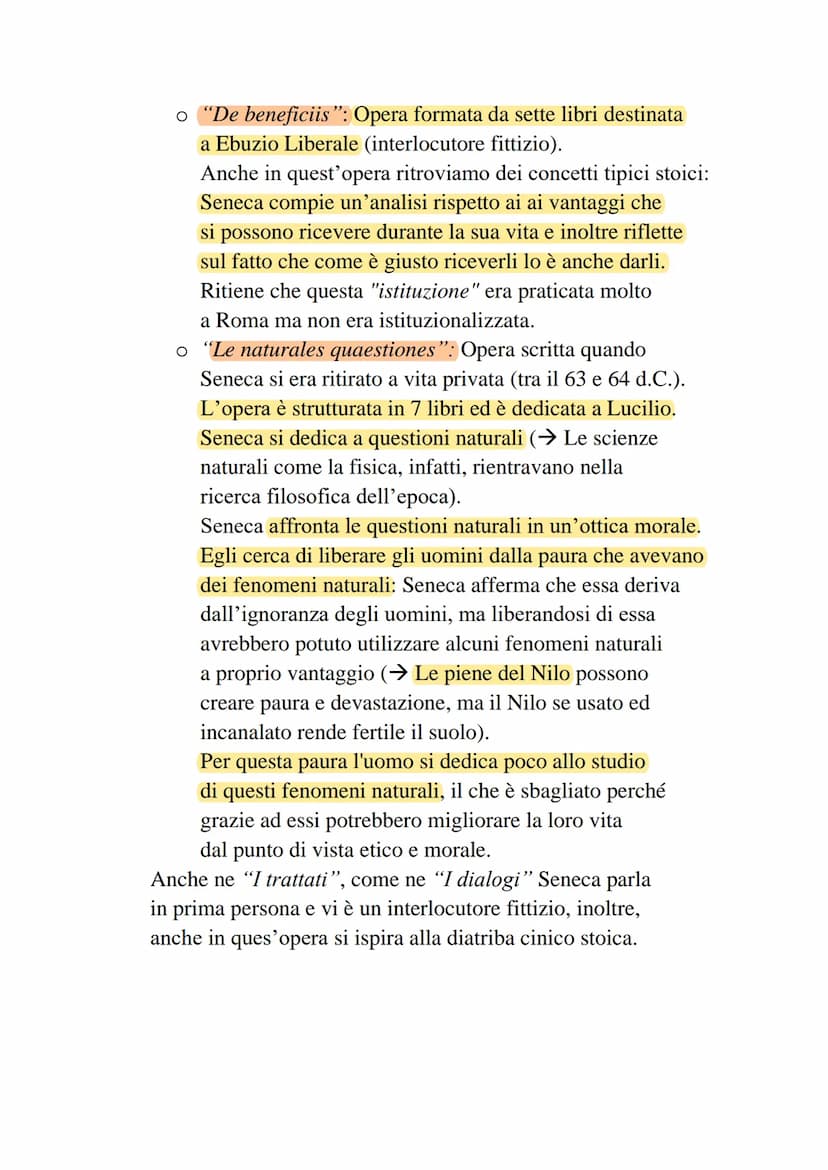 Seneca
• La vita
Seneca nasce a Cordova intorno al 4 d.C, e apparteneva ad
una famiglia ricca del rango equestre. Sin da piccolo studia
a Ro