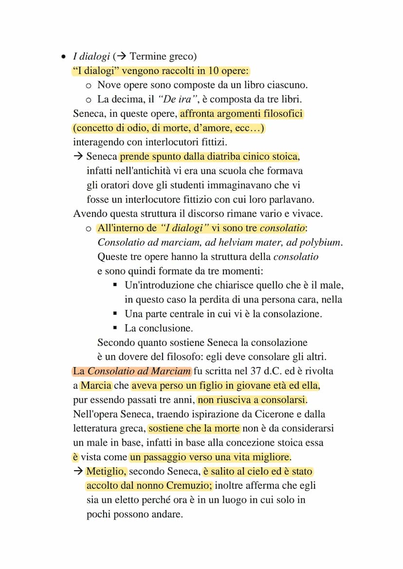 Seneca
• La vita
Seneca nasce a Cordova intorno al 4 d.C, e apparteneva ad
una famiglia ricca del rango equestre. Sin da piccolo studia
a Ro