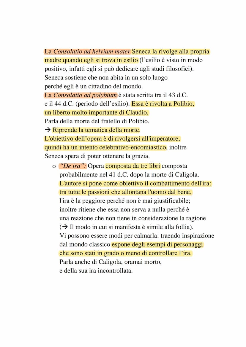Seneca
• La vita
Seneca nasce a Cordova intorno al 4 d.C, e apparteneva ad
una famiglia ricca del rango equestre. Sin da piccolo studia
a Ro