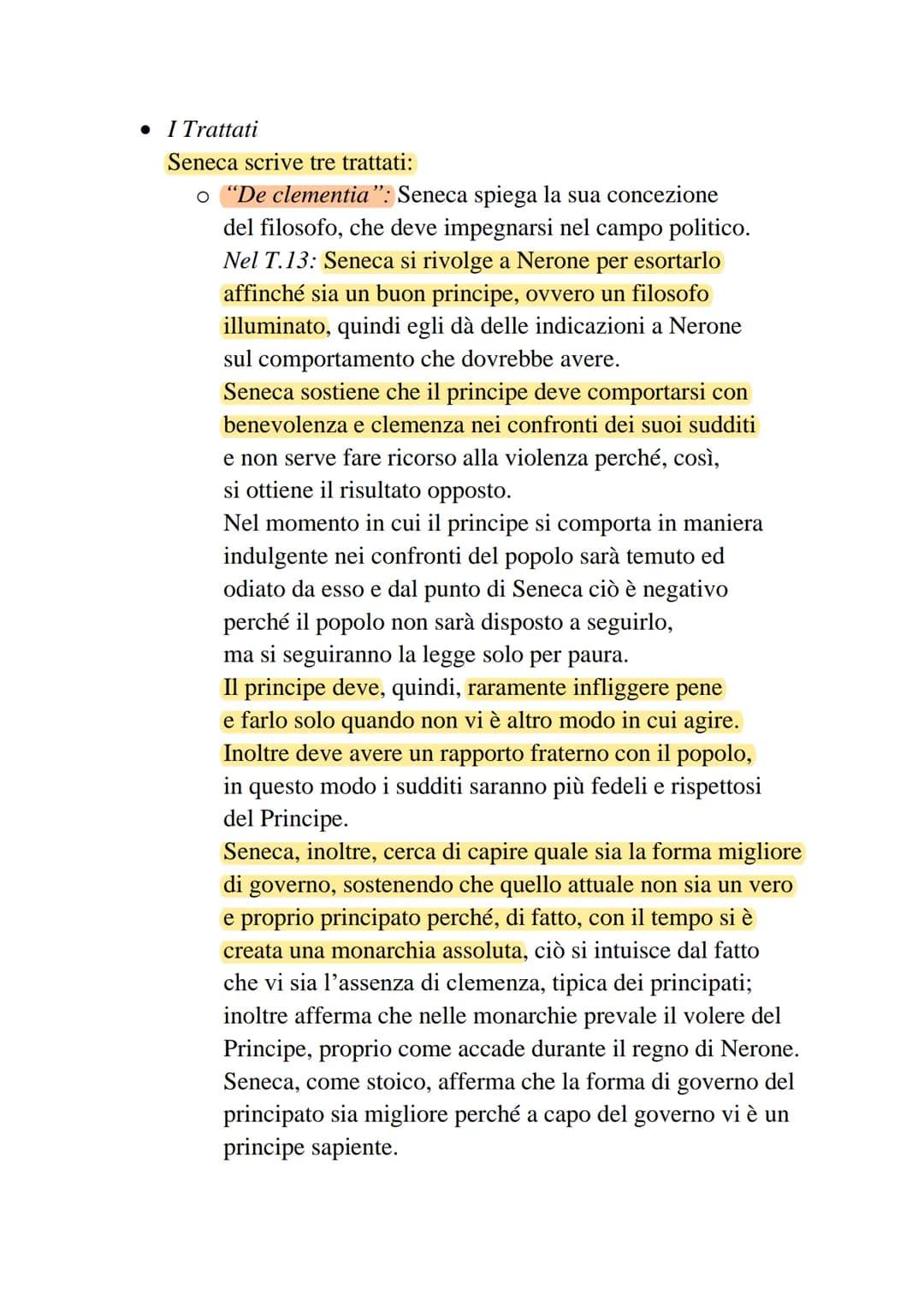 Seneca
• La vita
Seneca nasce a Cordova intorno al 4 d.C, e apparteneva ad
una famiglia ricca del rango equestre. Sin da piccolo studia
a Ro