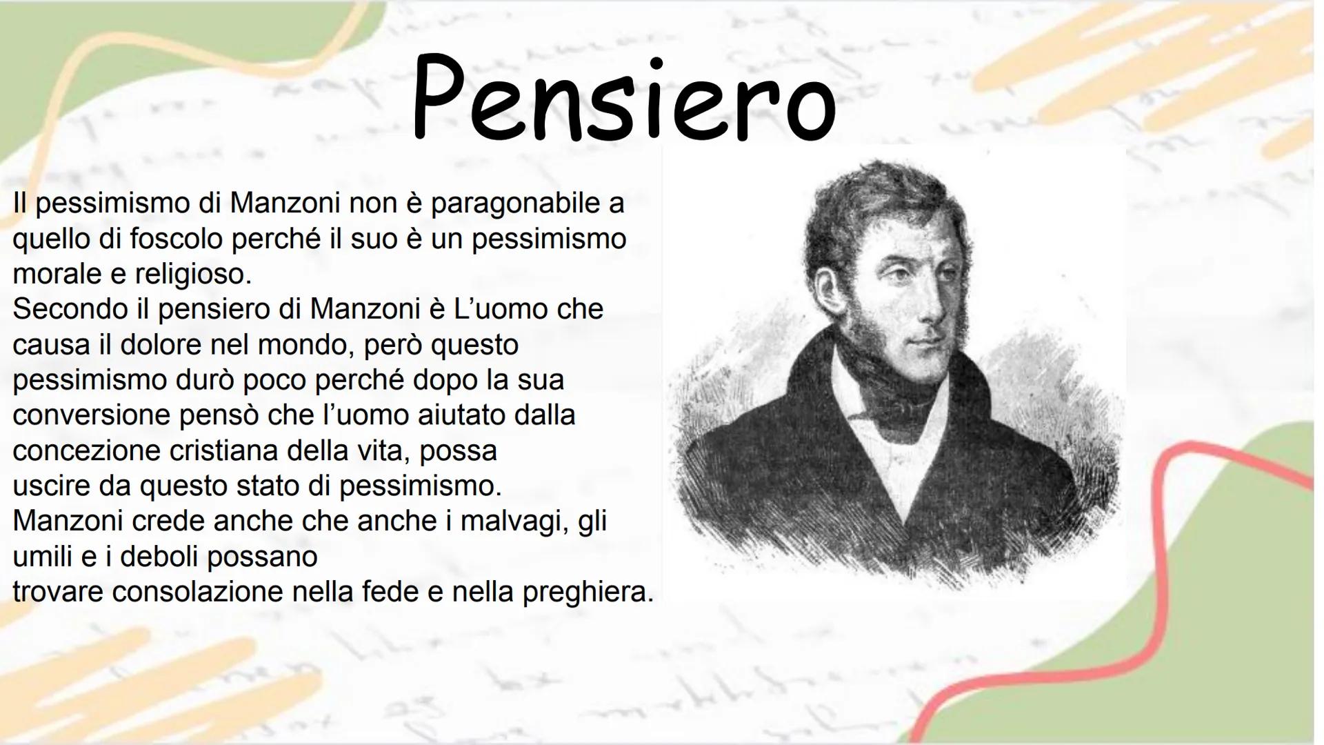 ~877~
Alessandro
Manzoni
Vita, pensiero e opere Alessandro Manzoni è stato un poeta, drammaturgo,
scrittore italiano ed è considerato uno de