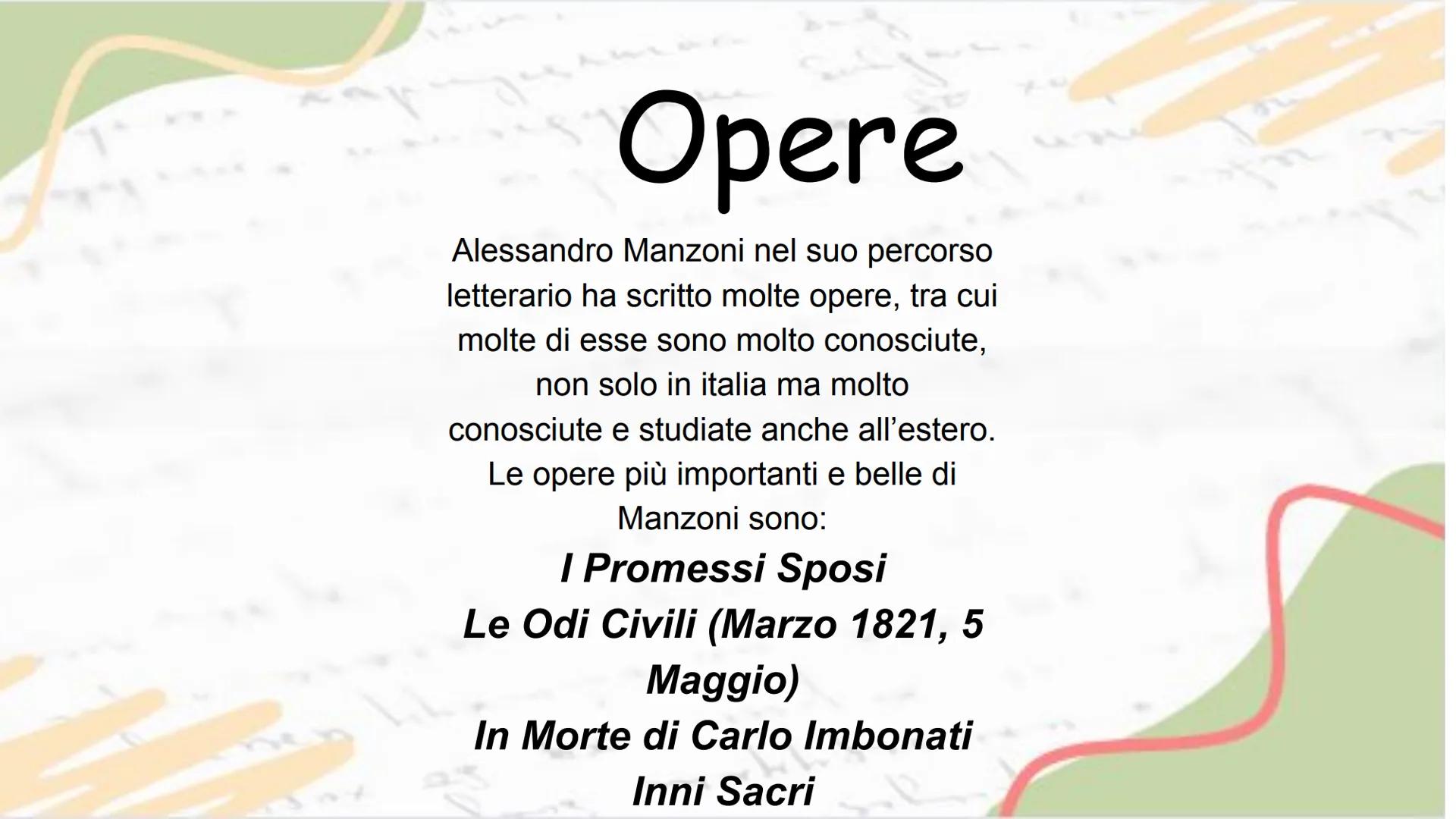 ~877~
Alessandro
Manzoni
Vita, pensiero e opere Alessandro Manzoni è stato un poeta, drammaturgo,
scrittore italiano ed è considerato uno de