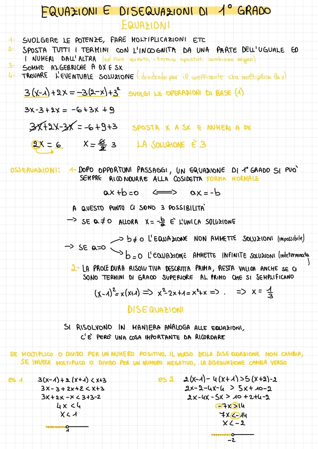 ESERCIZIO 3: RISOLVERE (x³+2x). 1 x²-4x+31 0
RACCOGLIENDO UNA X NELLA I PARENTESI LA DISEQUAZIONE DIVENTA
x(x²+2) 1 x²-4x+3120
L> E' SEMPRE 