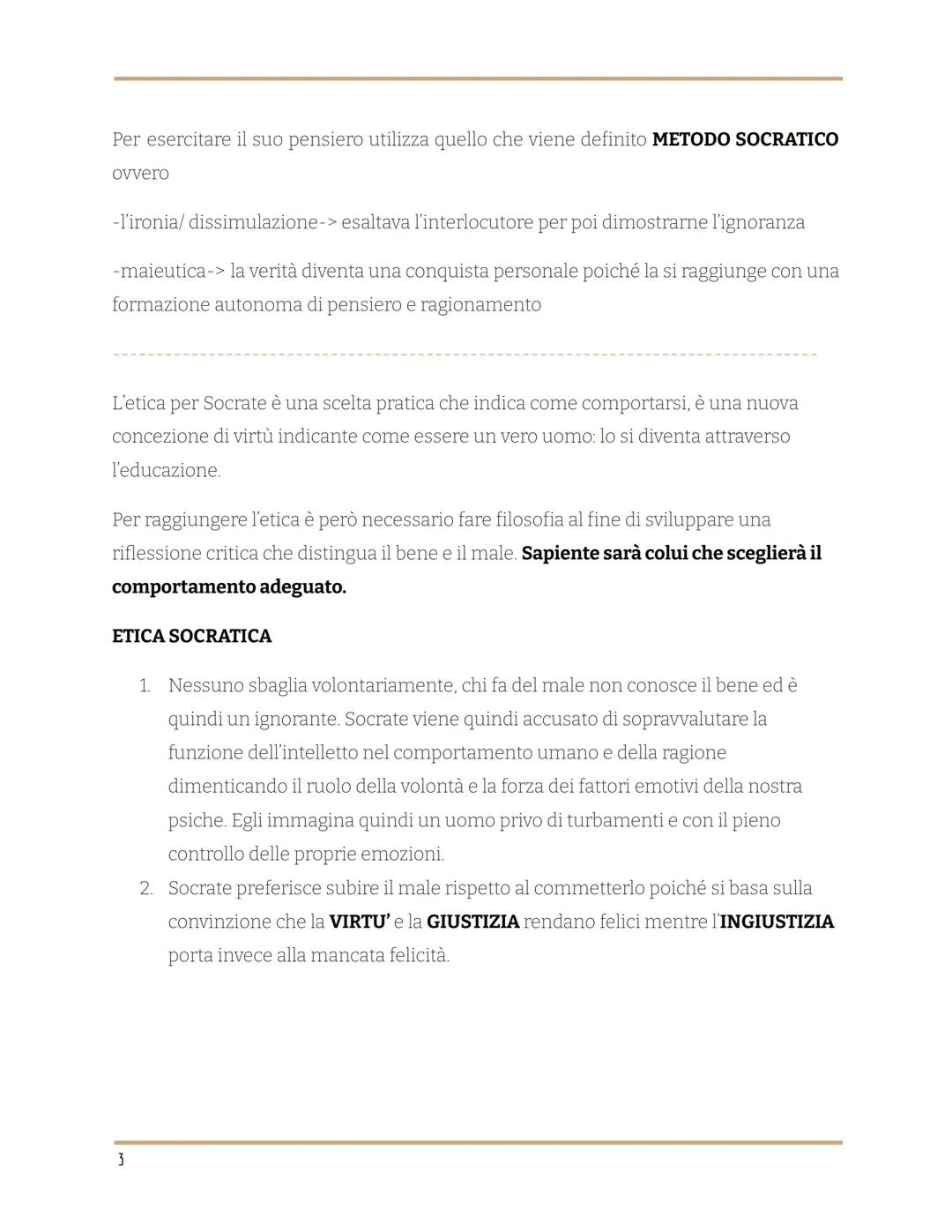 FILOSOFIA: Socrate, Platone e Aristotele
LIBRO: Pensiero in movimento 1A
Indice
Socrate
●
Platone
1
●
Ontologia (207-211)
● Conoscenza (212-