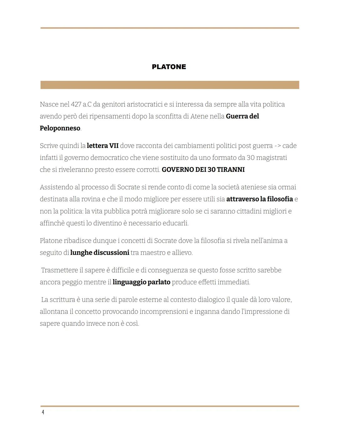 FILOSOFIA: Socrate, Platone e Aristotele
LIBRO: Pensiero in movimento 1A
Indice
Socrate
●
Platone
1
●
Ontologia (207-211)
● Conoscenza (212-