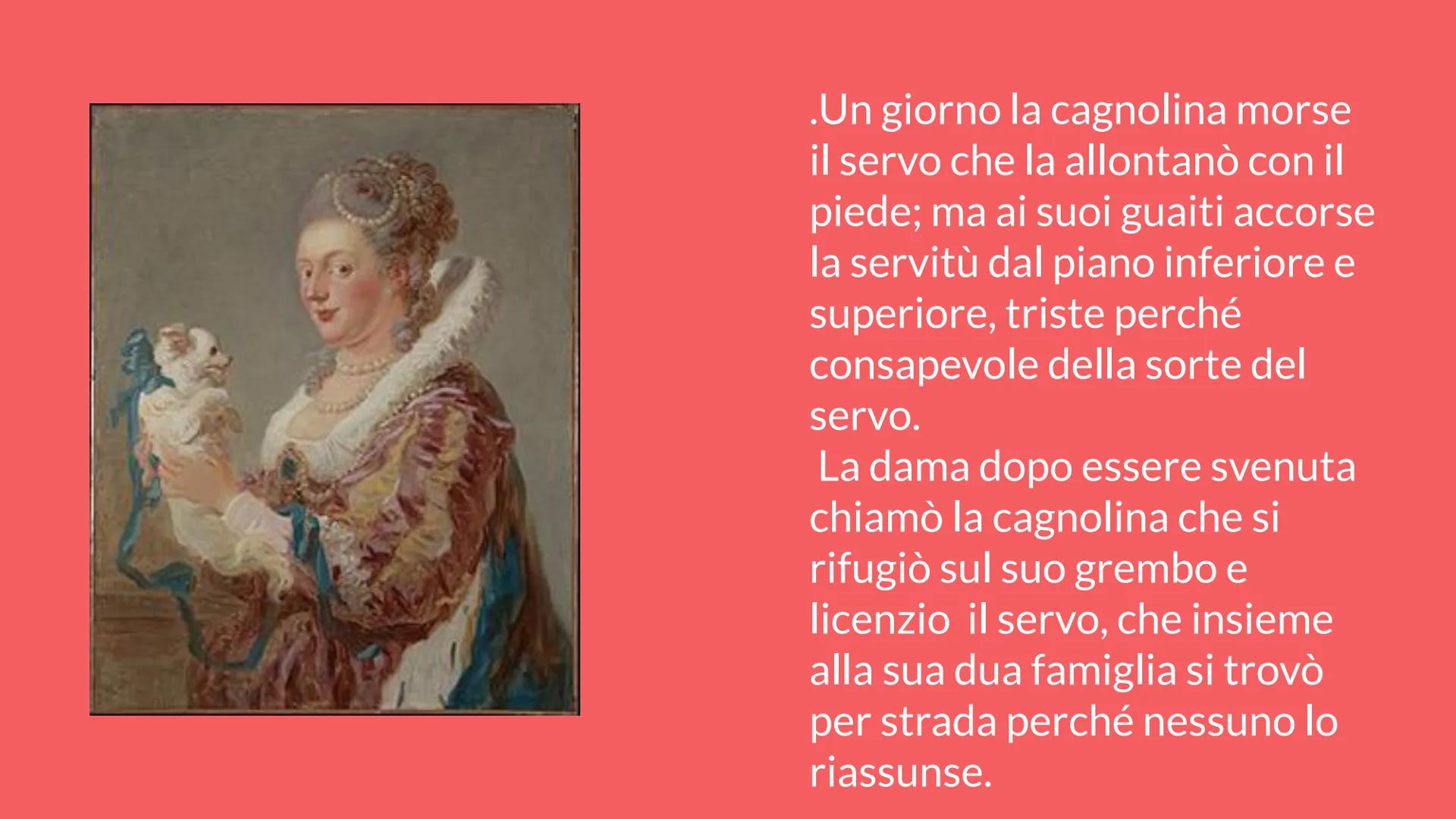 La vergine
cuccia

Bianca Maria De Angelis # Lo stile

È una poesia satirica di Parini scritta
nel 1763, si trova nel "giorno".
Inizialmente
