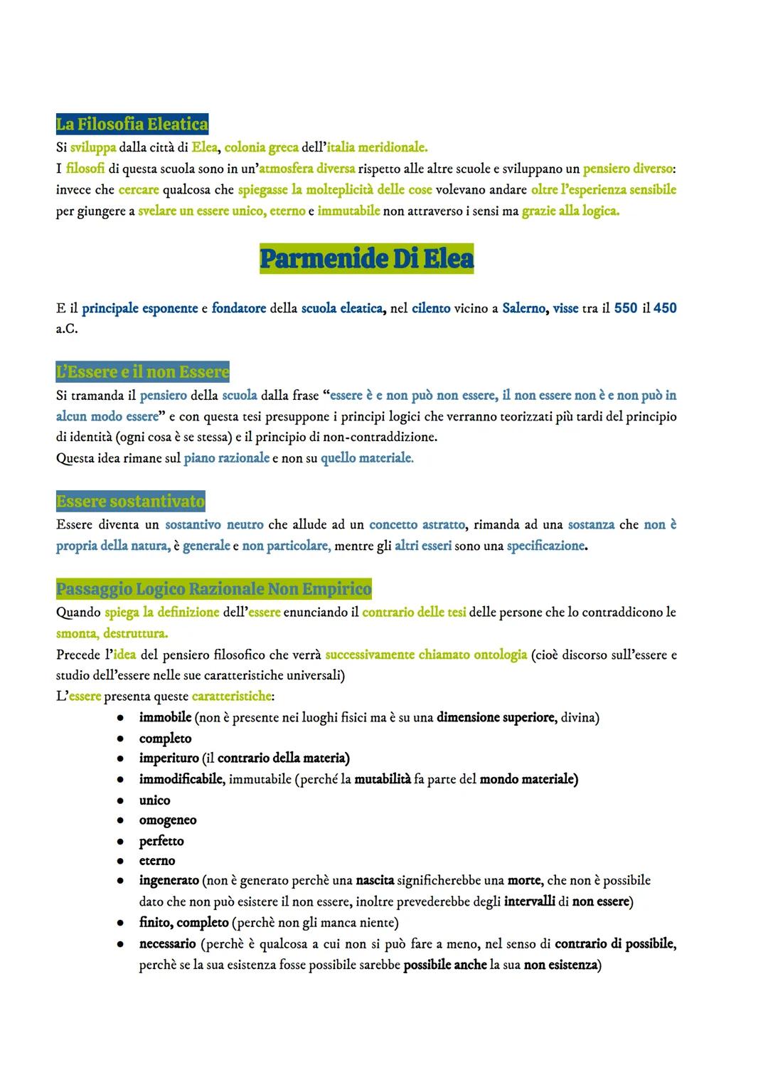 # La Filosofia Eleatica

Si sviluppa dalla città di Elea, colonia greca dell'italia meridionale.

I filosofi di questa scuola sono in un'atm