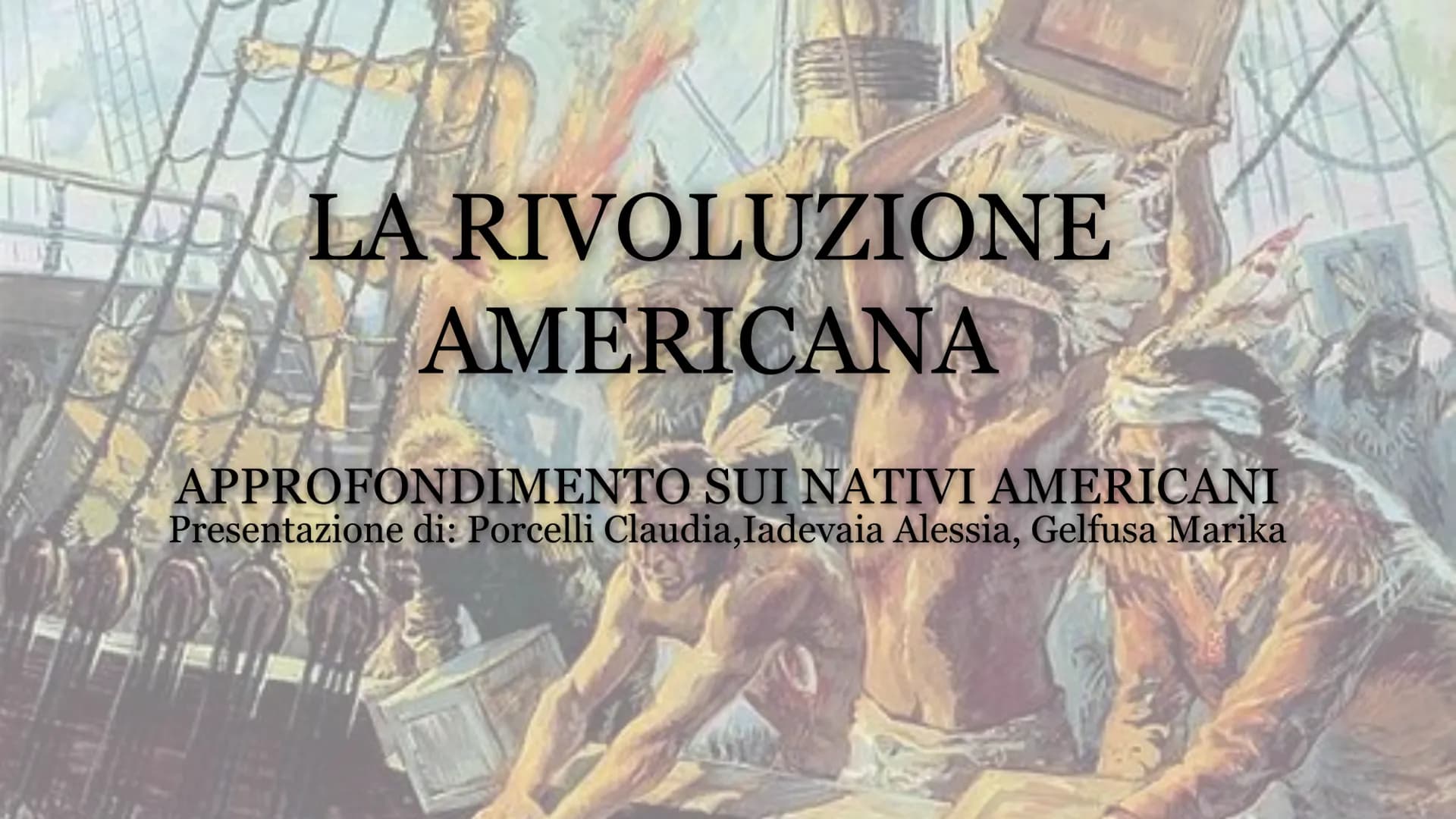 LA RIVOLUZIONE
AMERICANA
Ta
APPROFONDIMENTO SUI NATIVI AMERICANI
Presentazione di: Porcelli Claudia, Iadevaia Alessia, Gelfusa Marika
1554 C