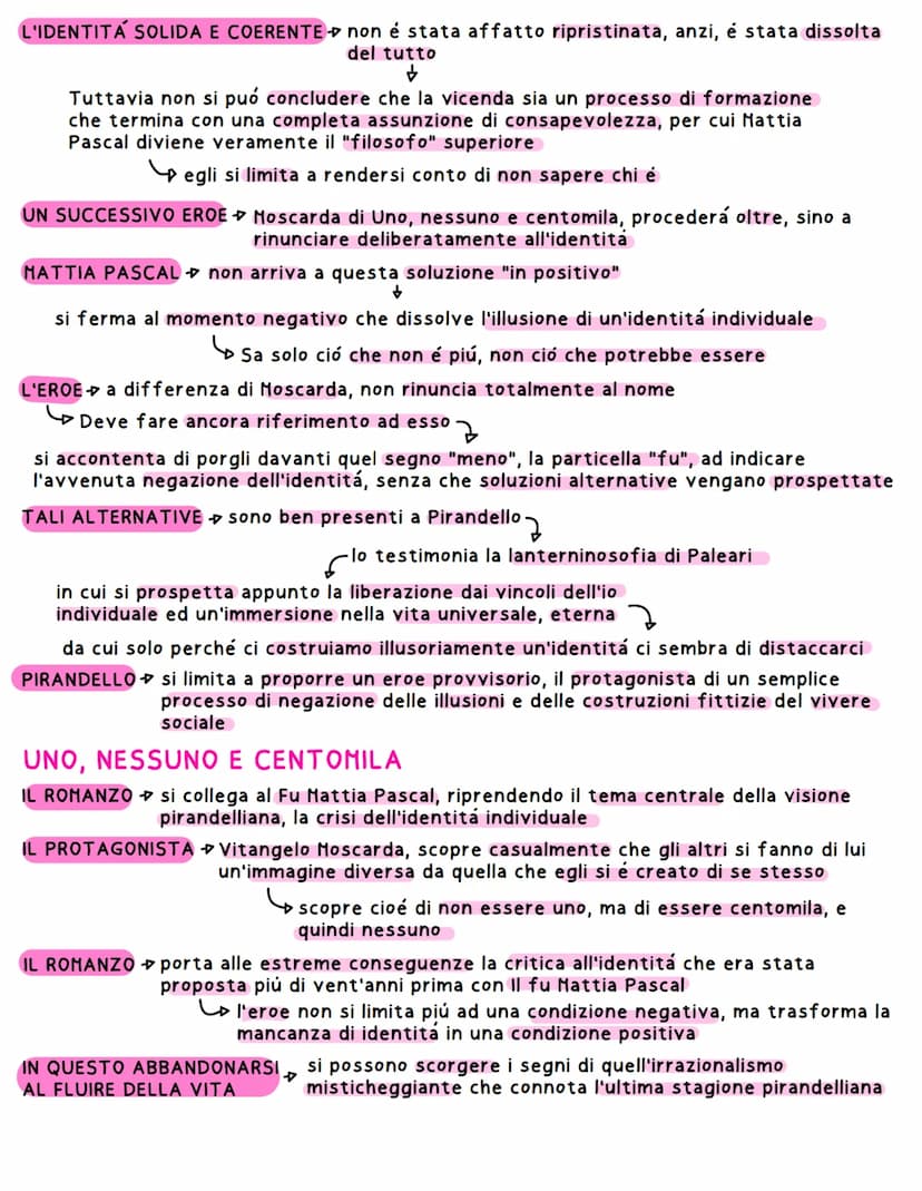 PIRANDELLO
VITA
PIRANDELLO Nasce a Girgenti nel 1867 da genitori borghesi antiborbonici
4 Frequenta il liceo classico e la facoltá di letter