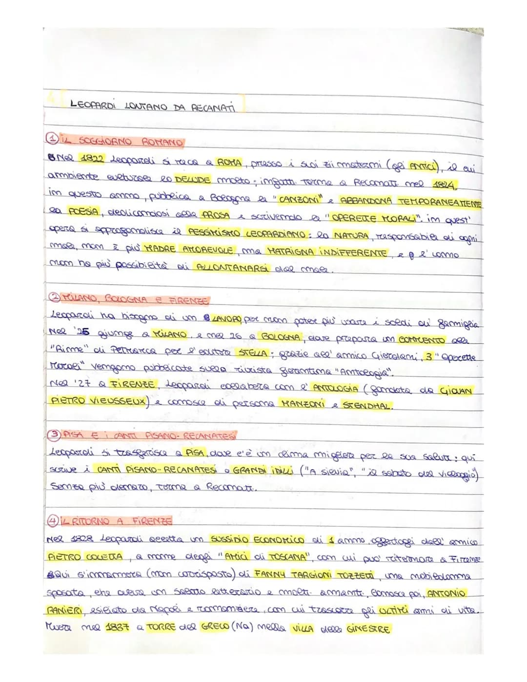 LEOPARN -
LA FAMIGLIA E LA FORMAZIONE
(4) NASLERE A RECANATI NEL 1788
GIACOMO LEOPARDI masce mee 1798 a RECANATI (attualmente melle Mareche)