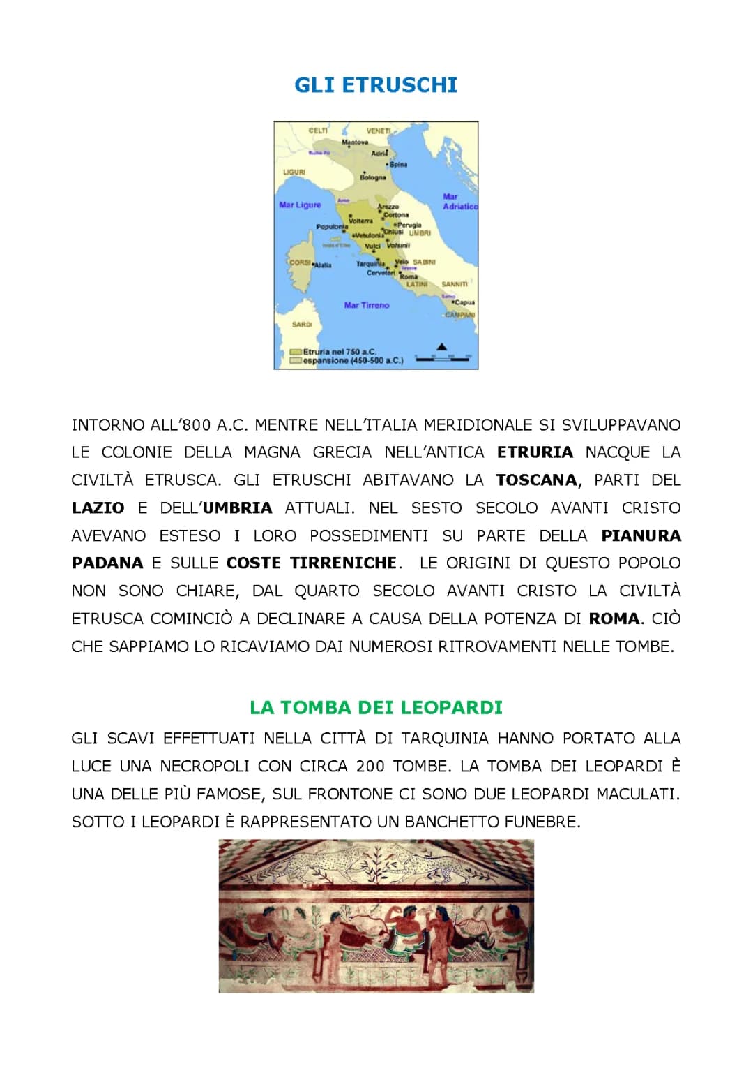 Gli etruschi
