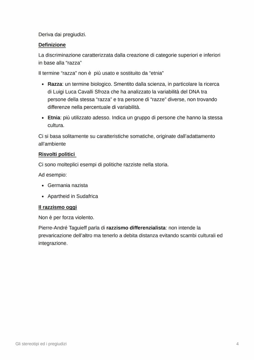 Gli stereotipi ed i pregiudizi
Tags Pregiudizi Psicologia sociale Stereotipi
▼ Stereotipi
Definizione
Un insieme di credenze semplificate e 