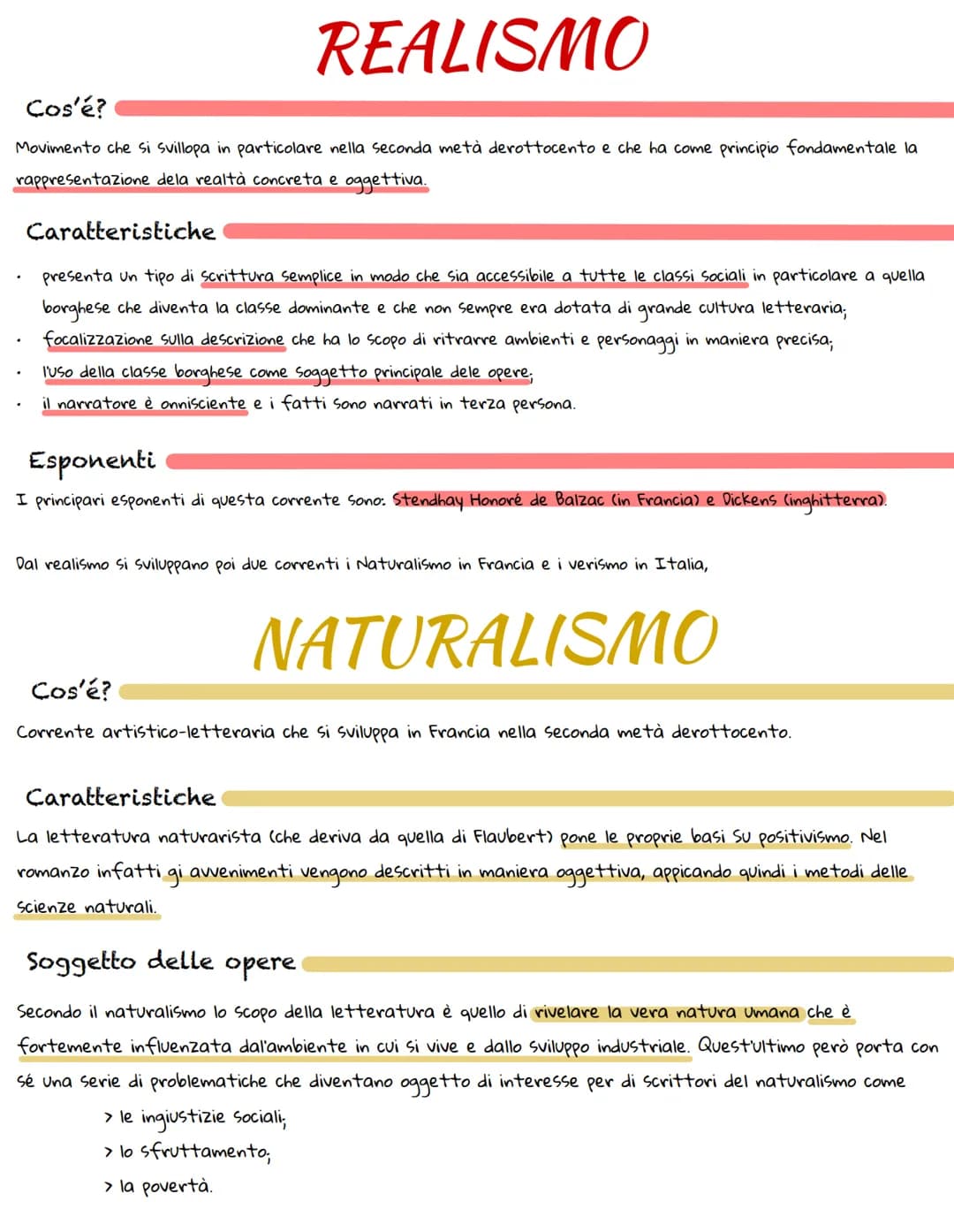 ITALIANO REALISMO
Cos'è?
Movimento che si svillopa in particolare nella seconda metà derottocento e che ha come principio fondamentale la
ra
