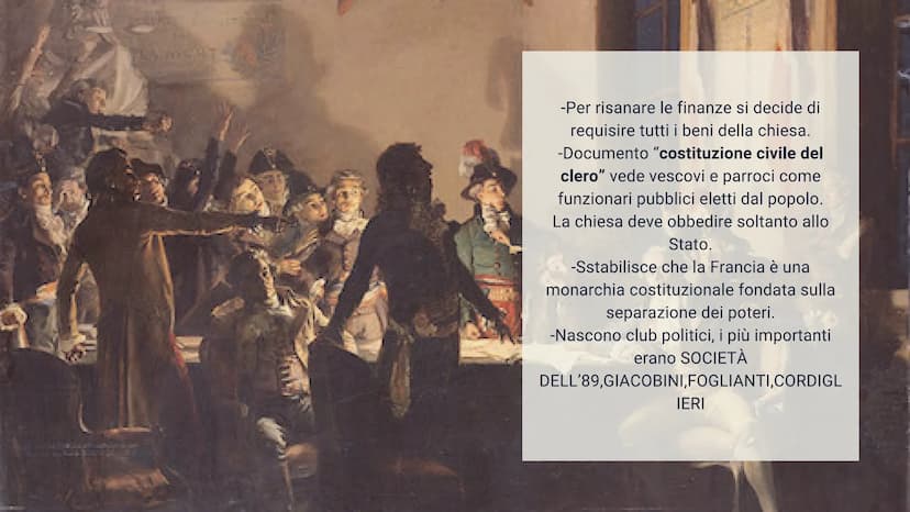 RIVOLUZIONE FRANCESE CONVOCAZIONE
STATI GENERALI
CRISI E
DEGLI
Nella seconda metà del 700' la
Francia deve affrontare una crisi
finanziaria 