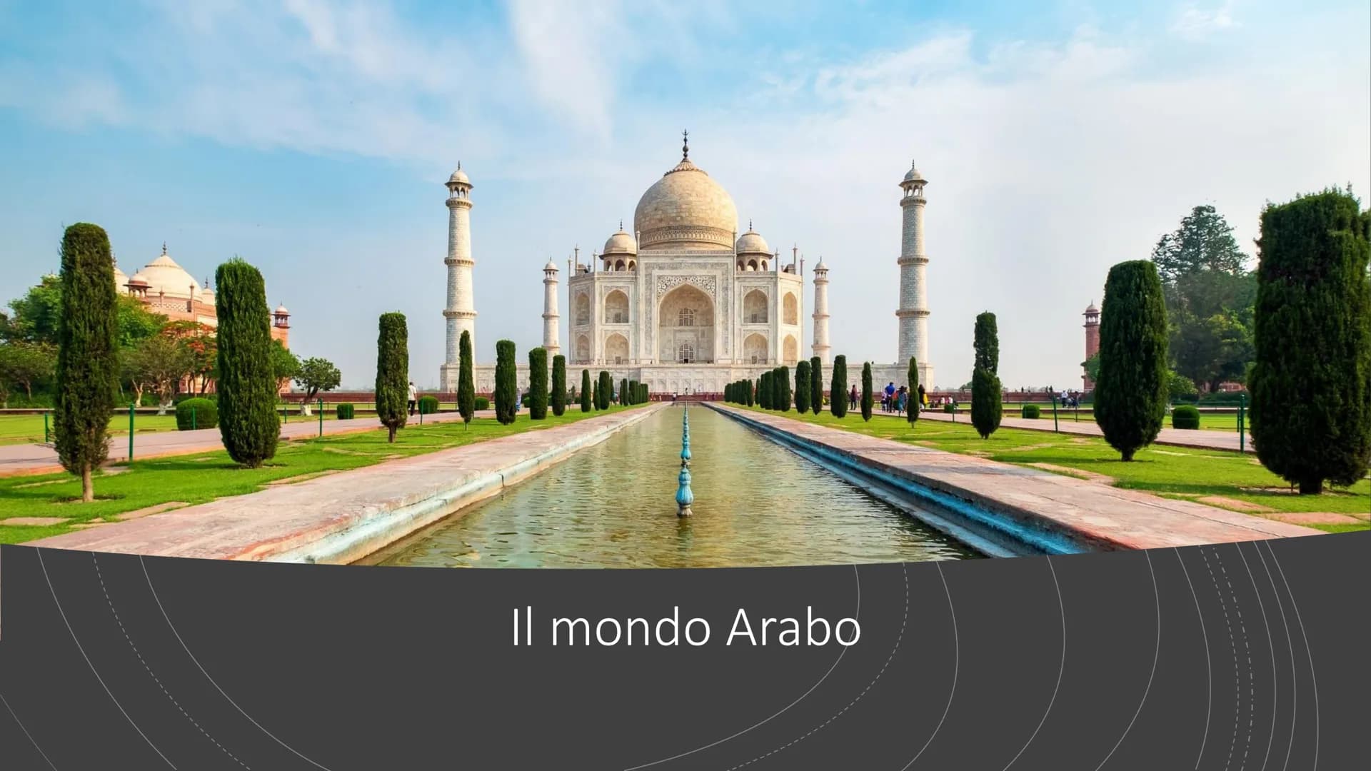 Il mondo Arabo
an L'ARABIA
●
• Il territorio dell'Arabia
è caratterizzato da
deserti, sabbia e rocce.
• Gli Arabi chiamavano
●
l'Arabia Al-J