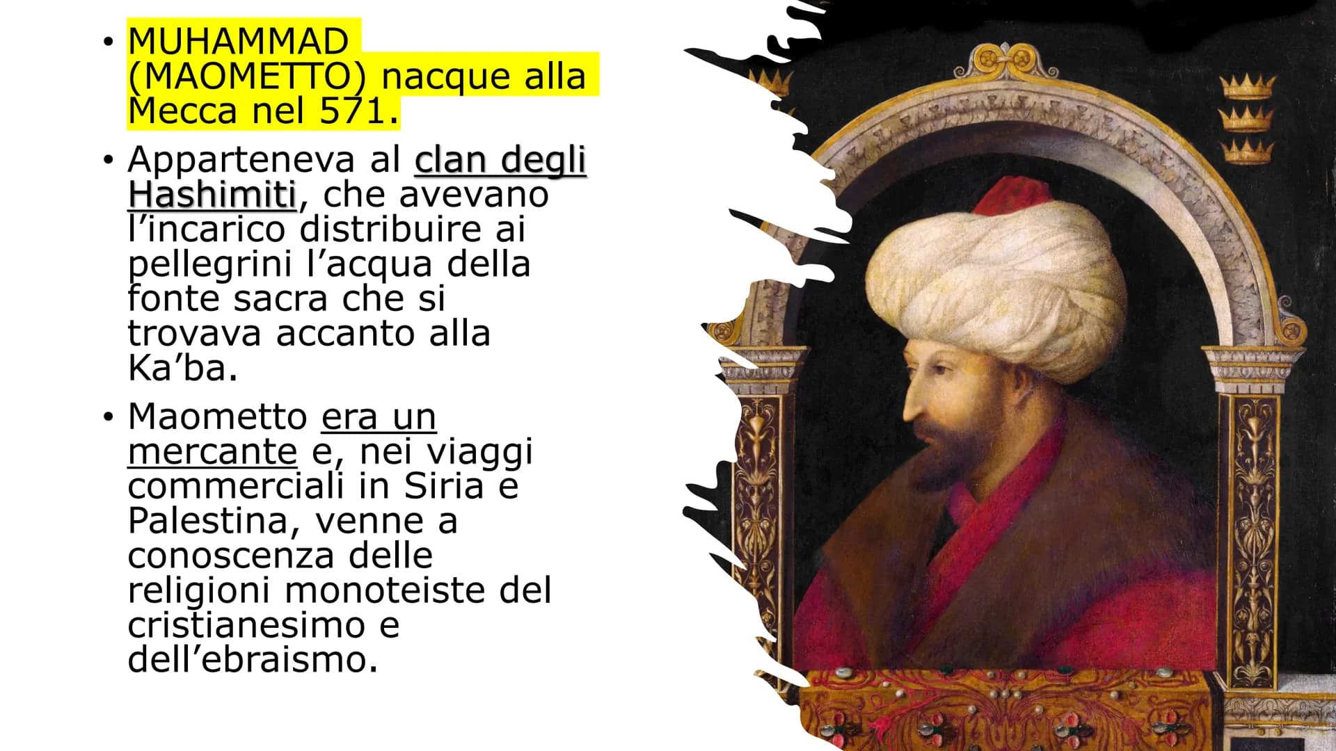 Il mondo Arabo
an L'ARABIA
●
• Il territorio dell'Arabia
è caratterizzato da
deserti, sabbia e rocce.
• Gli Arabi chiamavano
●
l'Arabia Al-J