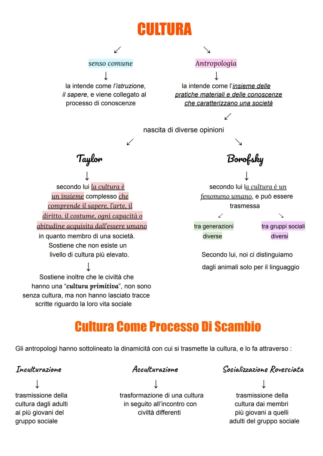 Antropologia
L'antropologia si è sviluppata nel 19 sec., e le prime indagini risalgono agli anni 50 dell'800.
↓
letteralmente scienza dell'u