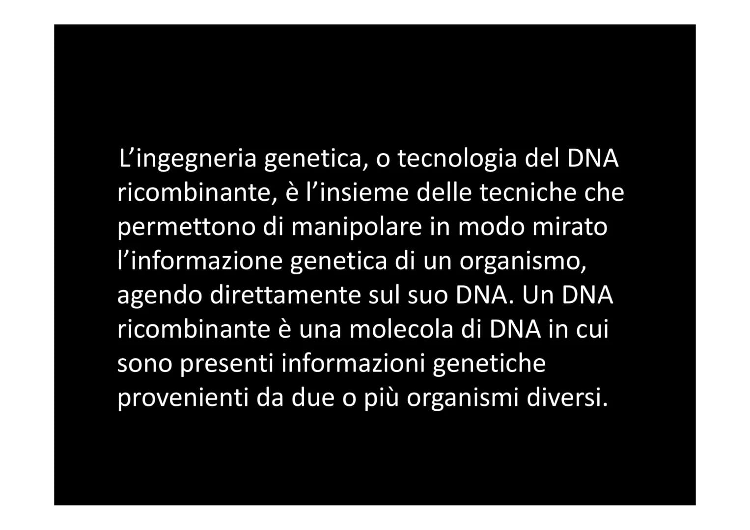 LE BIOTECNOLOGIE E L'INGEGNERIA
GENETICA
XXXXX
| |
L Con il termine biotecnologie si intende
l'utilizzo di organismi viventi, o parte di ess