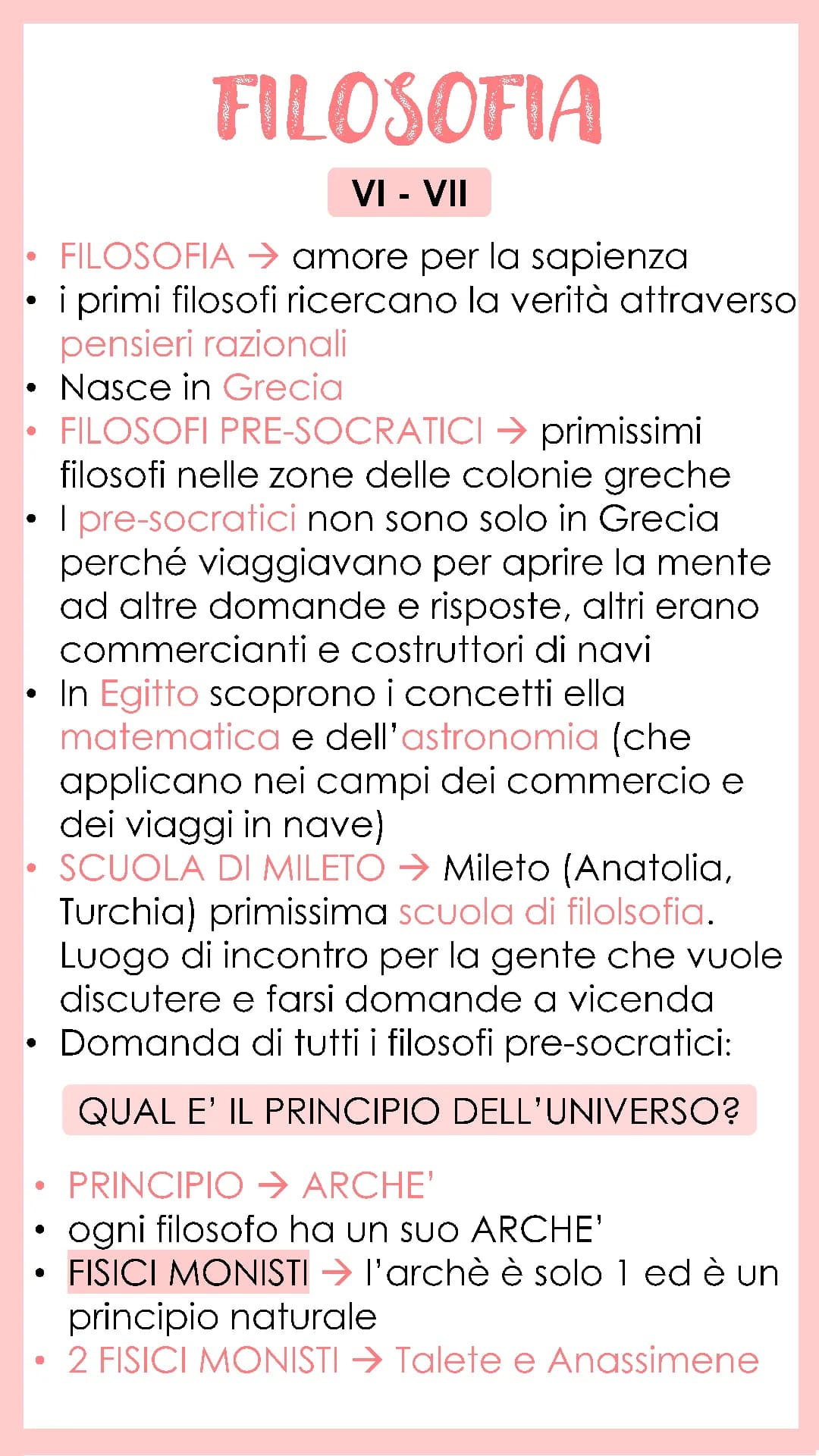 filosofi monisti e pluralisti