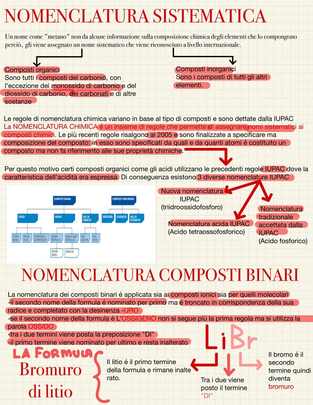 NOMENCLATURA
Dalla distribuzione della carica elettrica in una molecola dipendono molto per le sue proprietà fisiche e chimiche per
questo m