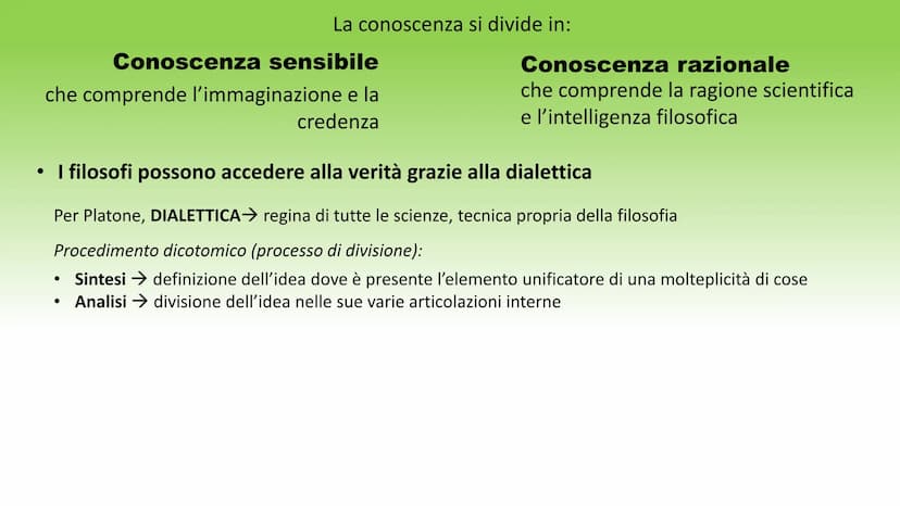 PLATONE Chi è Platone?
Nato da una delle più importanti famiglie di Atene, Platone era destinato all'impegno politico e
amministrativo. Ques