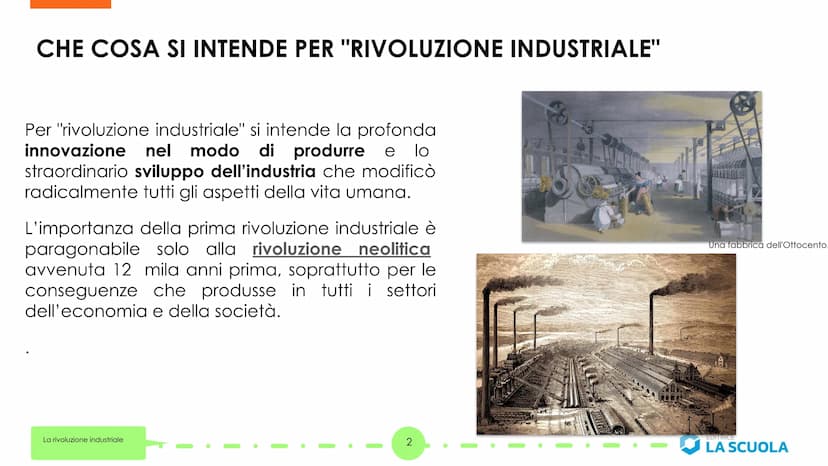 CHEES
Prima rivoluzione
industriale: 1770-1870
La rivoluzione industriale
Le rivoluzioni industriali
1
O
Seconda rivoluzione
industriale: 18