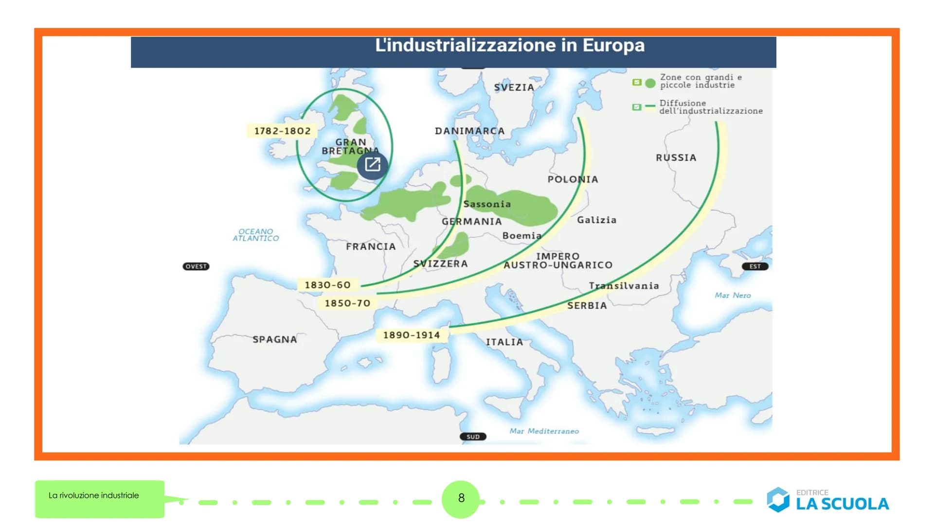 CHEES
Prima rivoluzione
industriale: 1770-1870
La rivoluzione industriale
Le rivoluzioni industriali
1
O
Seconda rivoluzione
industriale: 18