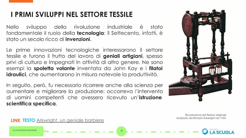 CHEES
Prima rivoluzione
industriale: 1770-1870
La rivoluzione industriale
Le rivoluzioni industriali
1
O
Seconda rivoluzione
industriale: 18