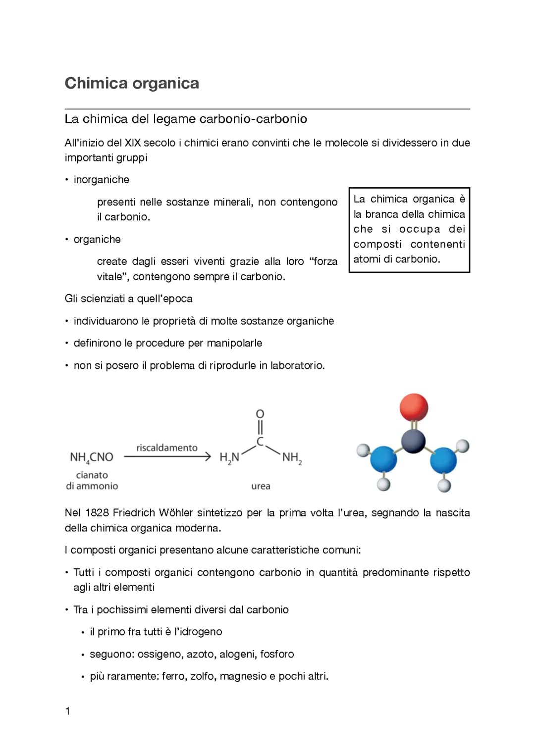 chimica organica 