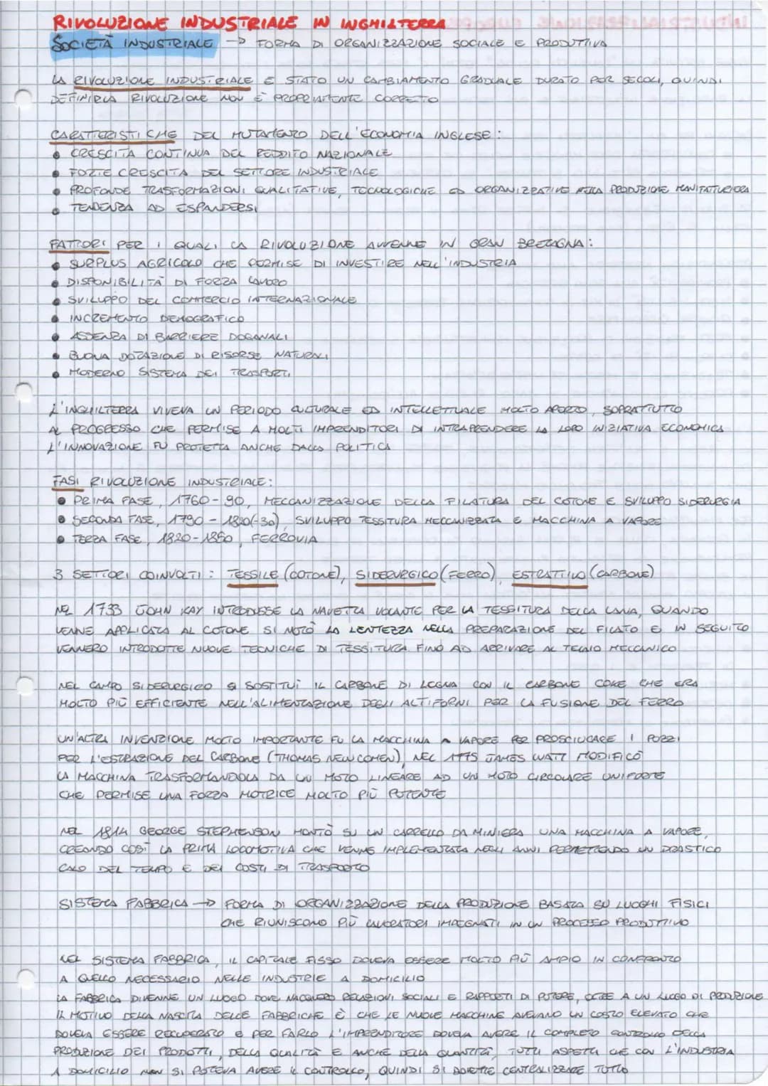 
<p>La Rivoluzione Industriale è stata un cambiamento graduale che si è protratto per secoli, quindi definirla rivoluzione non è propriament