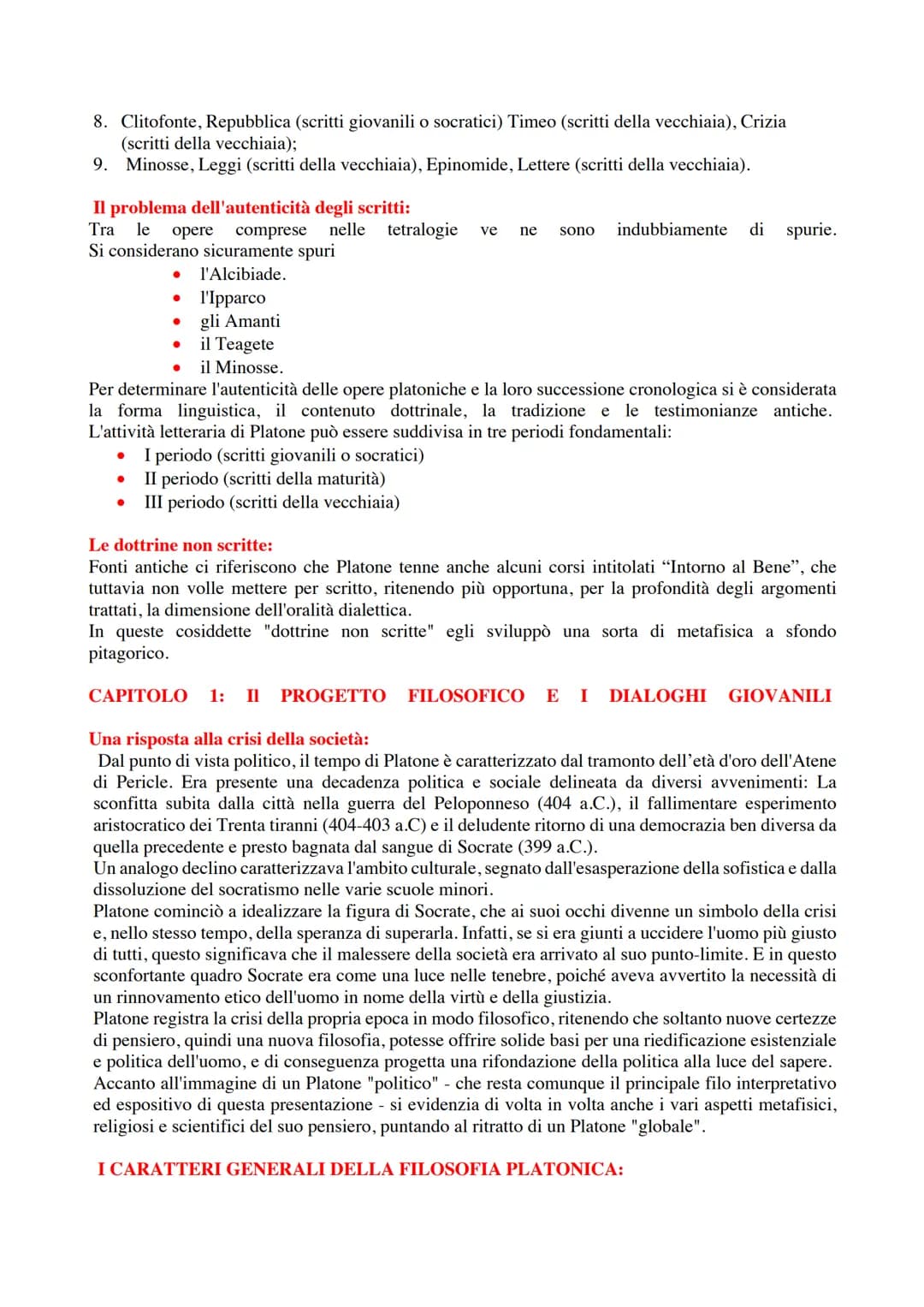 FILOSOFIA: PLATONE
LA VITA:
Le prime esperienze politiche:
Platone nacque ad Atene, da famiglia aristocratica, nel 428/427 a.C. Il suo vero 