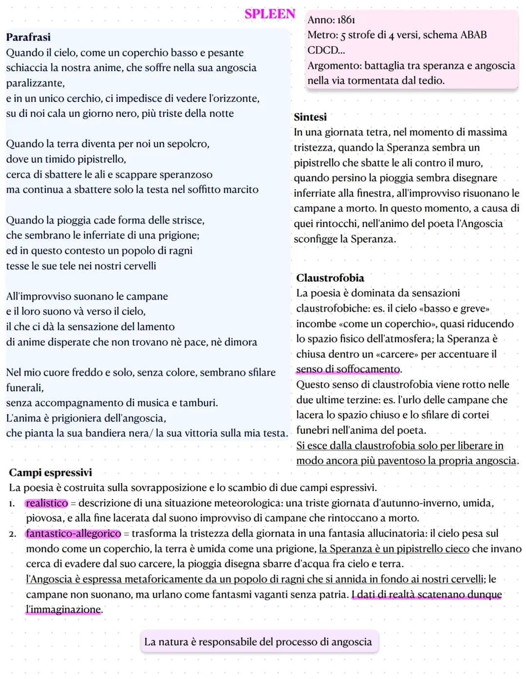 BAUDELAIRE, I "POETI MALEDETTI" E IL SIMBOLISMO
La cultura razionalista del Positivismo, dopo aver dominato incontrastata nella seconda meta