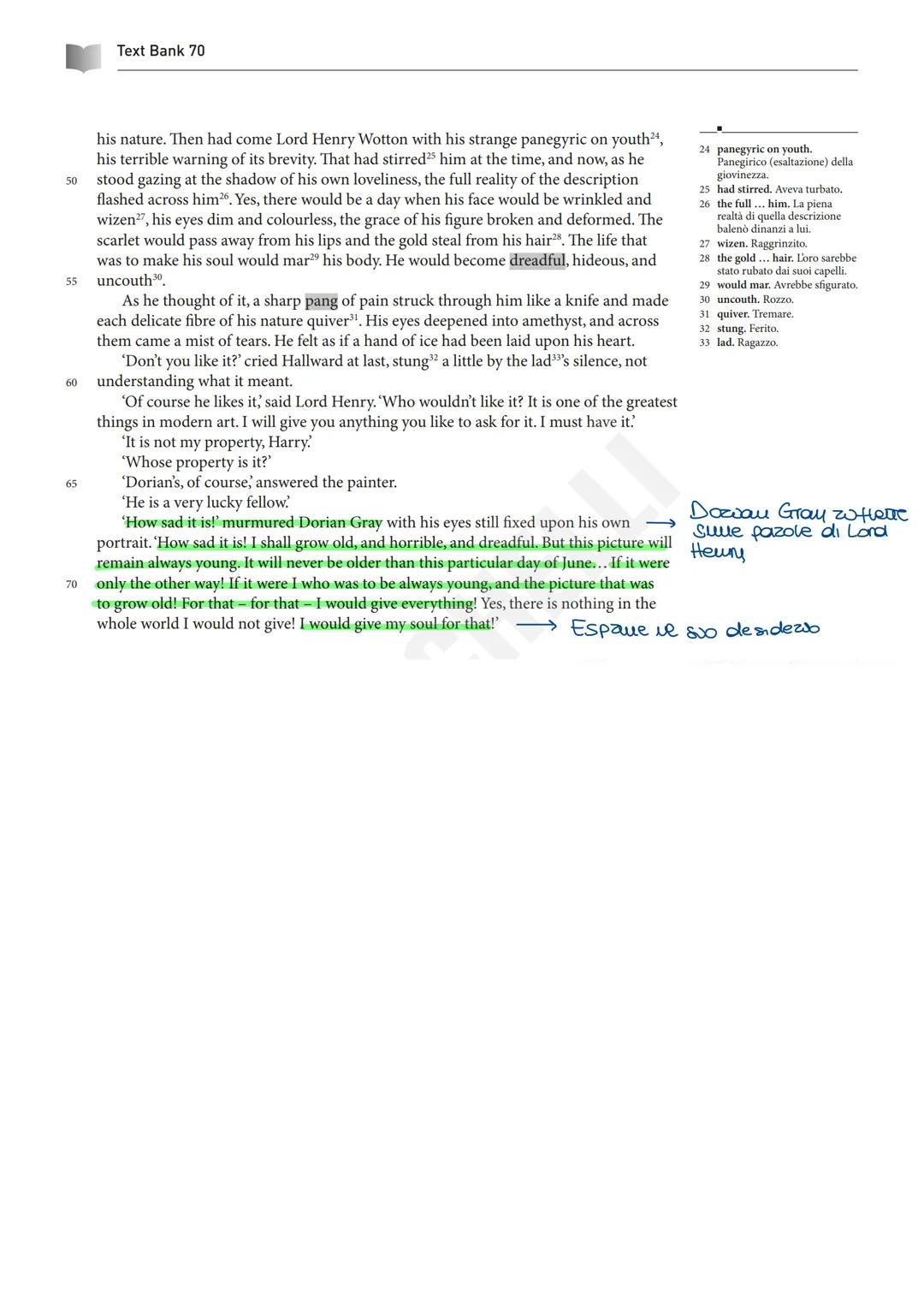 Aestheticism and Decadence
Is the most important author of the Aesthetic Movement, which represents a reaction against the dominant
moralism
