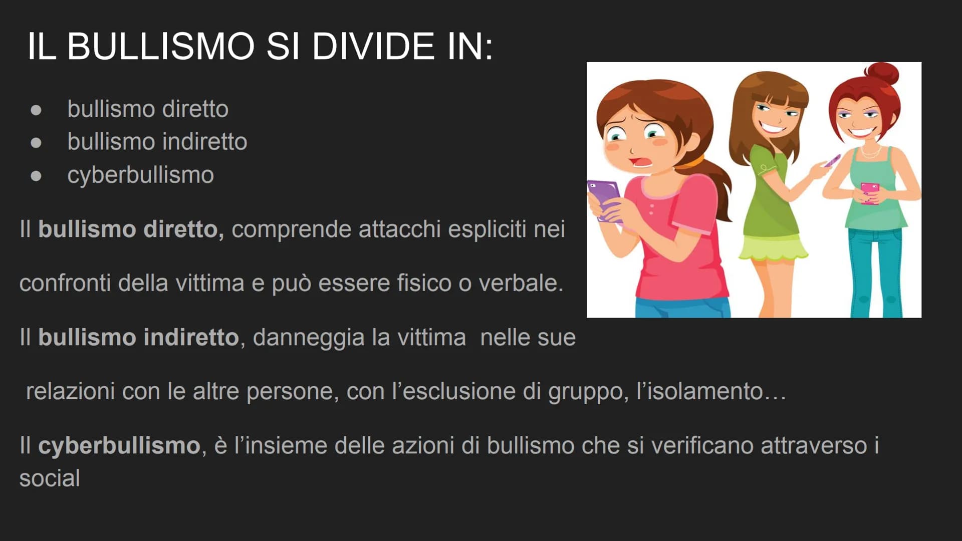 IL BULLISMO
BULLISMO
by: Messina Silvia CHE COS'É IL BULLISMO?
Con il termine bullismo si Intende un comportamento aggressivo e ripetitivo n