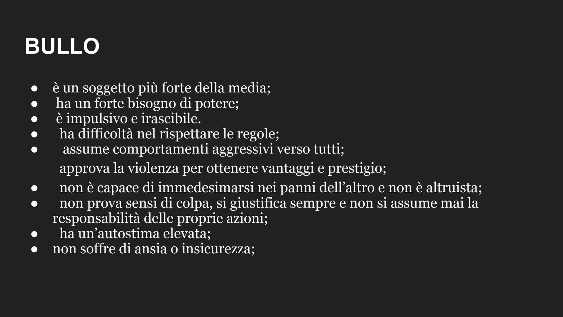 IL BULLISMO
BULLISMO
by: Messina Silvia CHE COS'É IL BULLISMO?
Con il termine bullismo si Intende un comportamento aggressivo e ripetitivo n