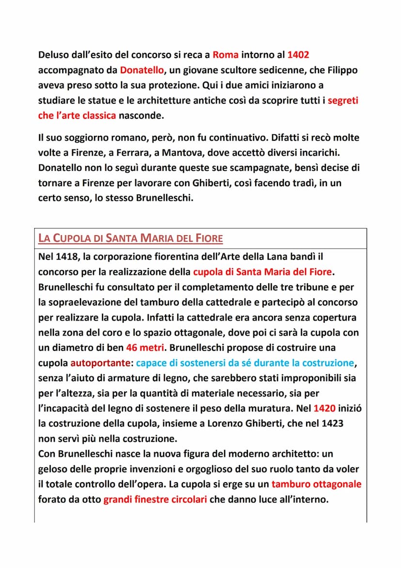 Il Primo Rinascimento
Nel corso del primo Quattrocento in Italia prevalsero maggiormente
cinque Stati: Firenze, il ducato di Milano, la Repu