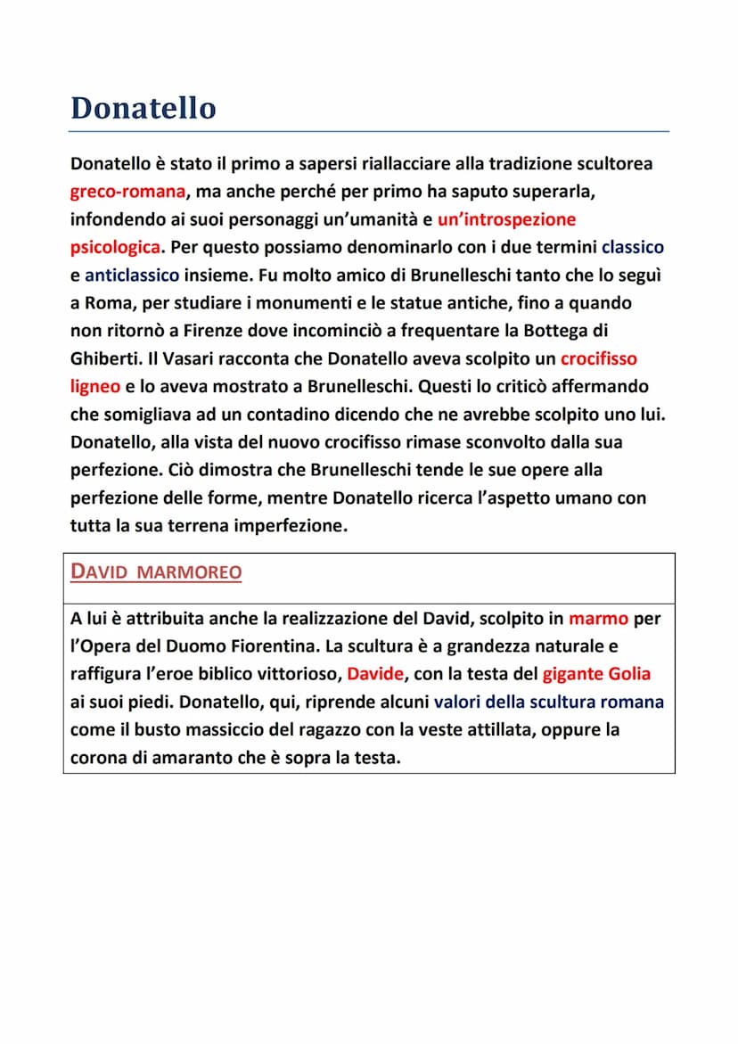 Il Primo Rinascimento
Nel corso del primo Quattrocento in Italia prevalsero maggiormente
cinque Stati: Firenze, il ducato di Milano, la Repu